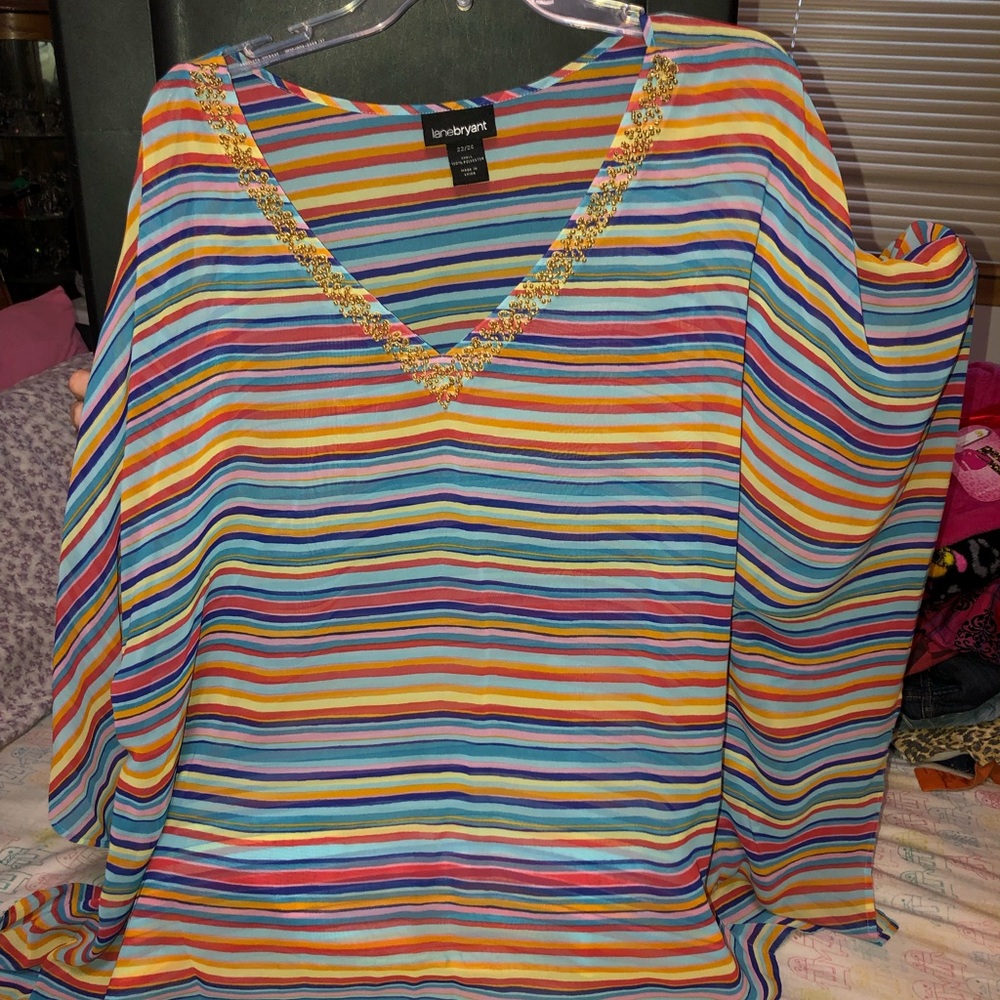 Plus Size (22/24) Women’s Poncho Style Shirt